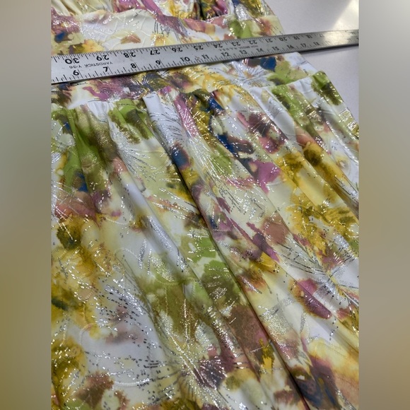 fireworks pattern vintage Artex made in Canada bolero shrug and dress set - Picture 6 of 16